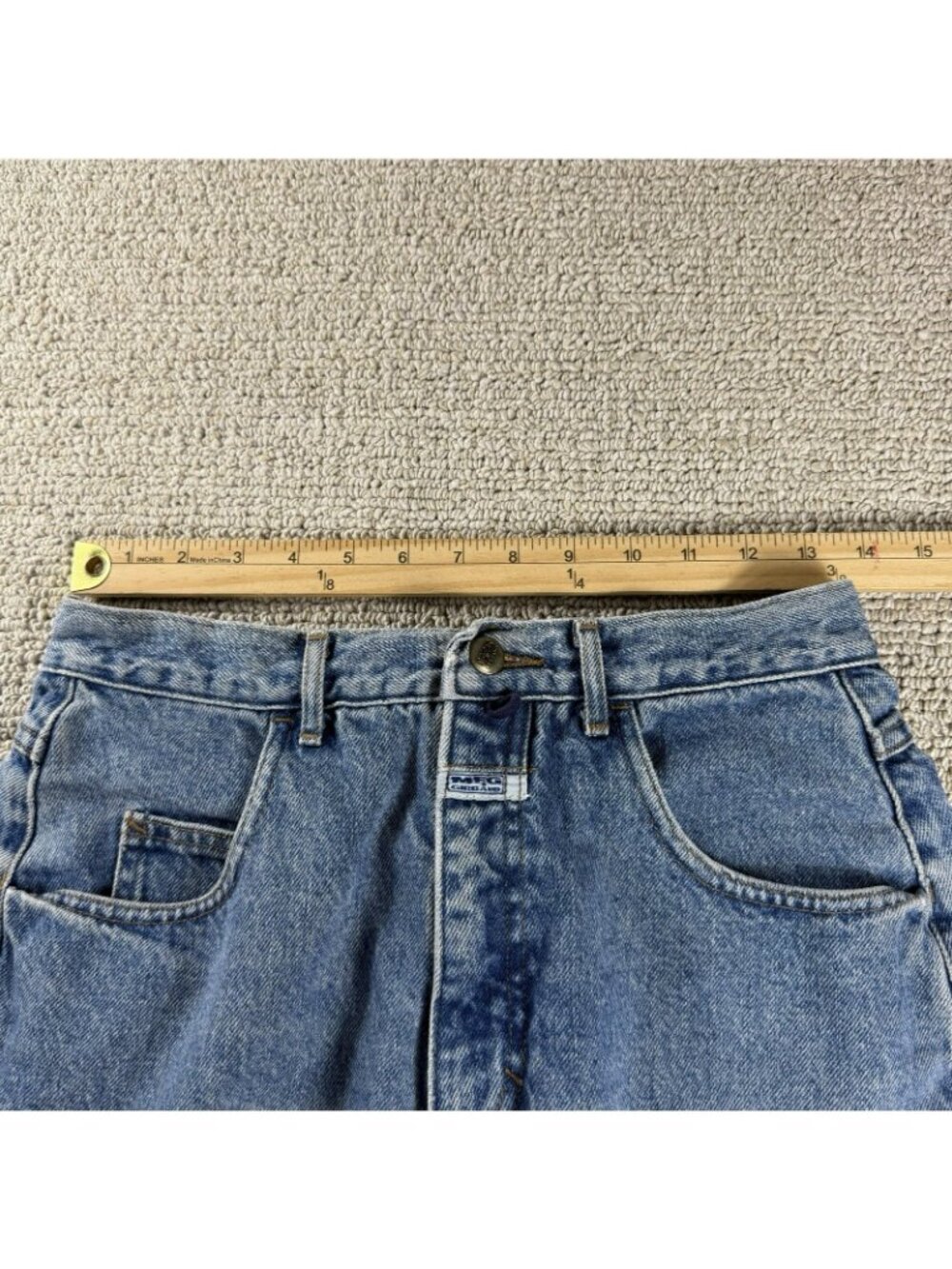 Vintage Marithe Francois Girbaud Mom Jeans Blue Made In USA Women’s Size 11 / 12 - Picture 5 of 9
